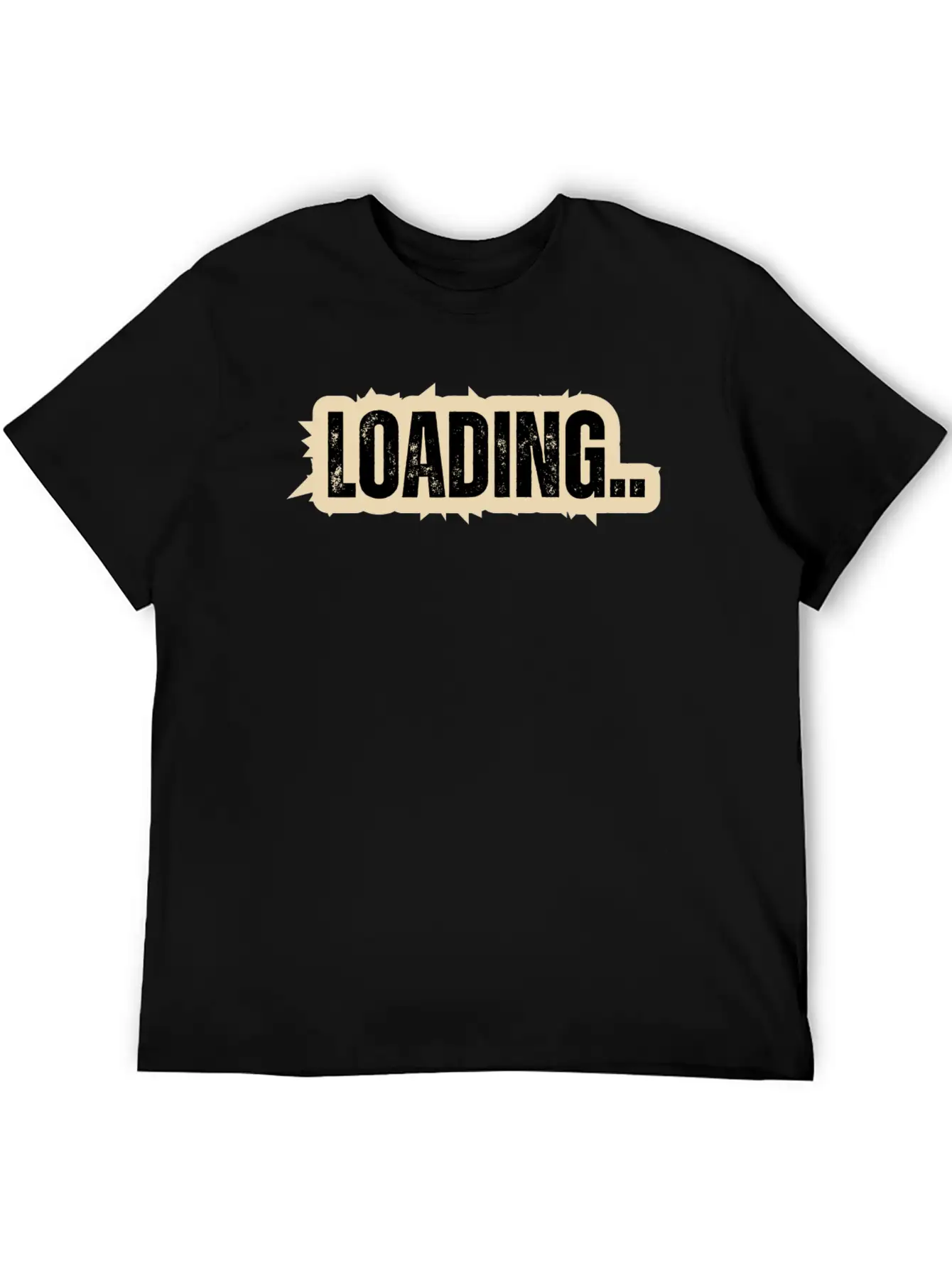 "LOADING" Motivational T-shirt Comfortable Minimalist Graphic Tee – Summer Style Essential
