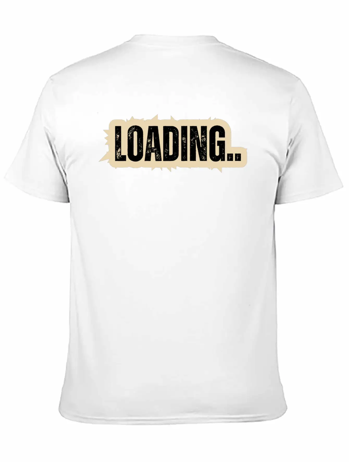 "LOADING" Motivational T-shirt Comfortable Minimalist Graphic Tee – Summer Style Essential