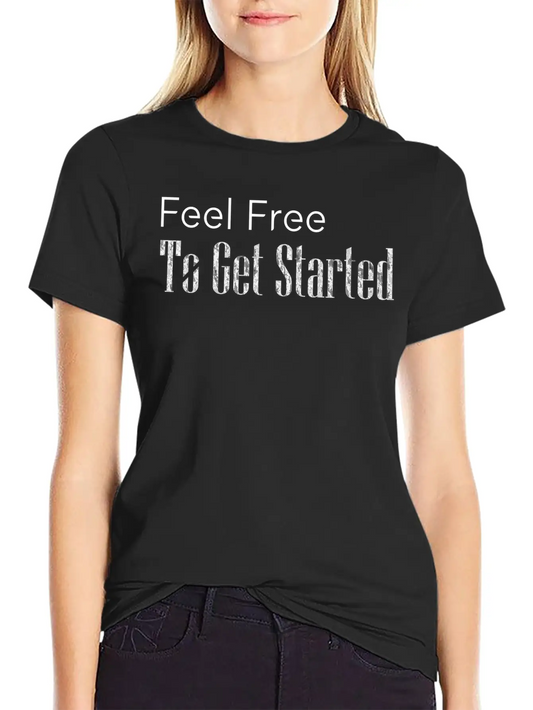 07 FEEL FREE Modern Fit Casual T-Shirt – Clean And Versatile Design
