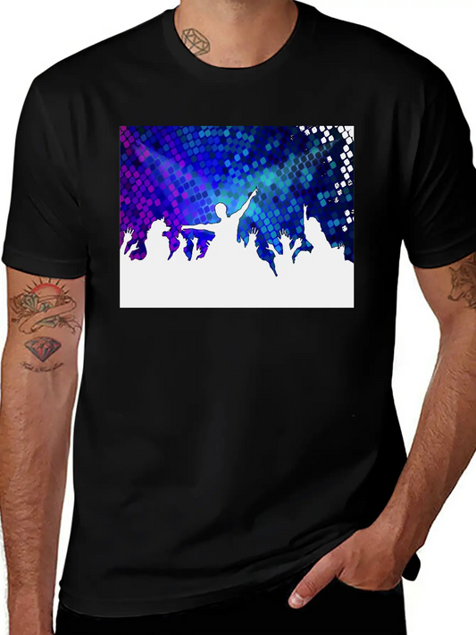 -DISCO-PARTY!- Comfortable Minimalist Graphic Tee – Summer Style Essential