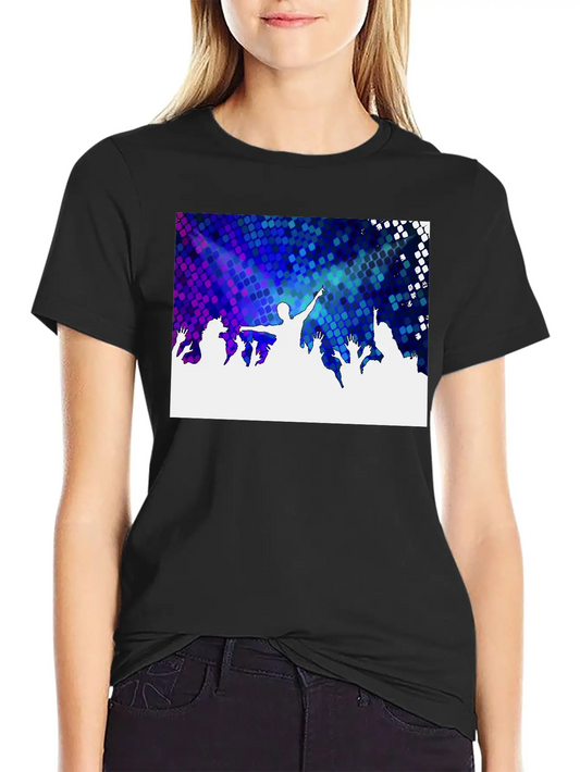 -DISCO-PARTY!- Comfortable Minimalist Graphic Tee – Summer Style Essential
